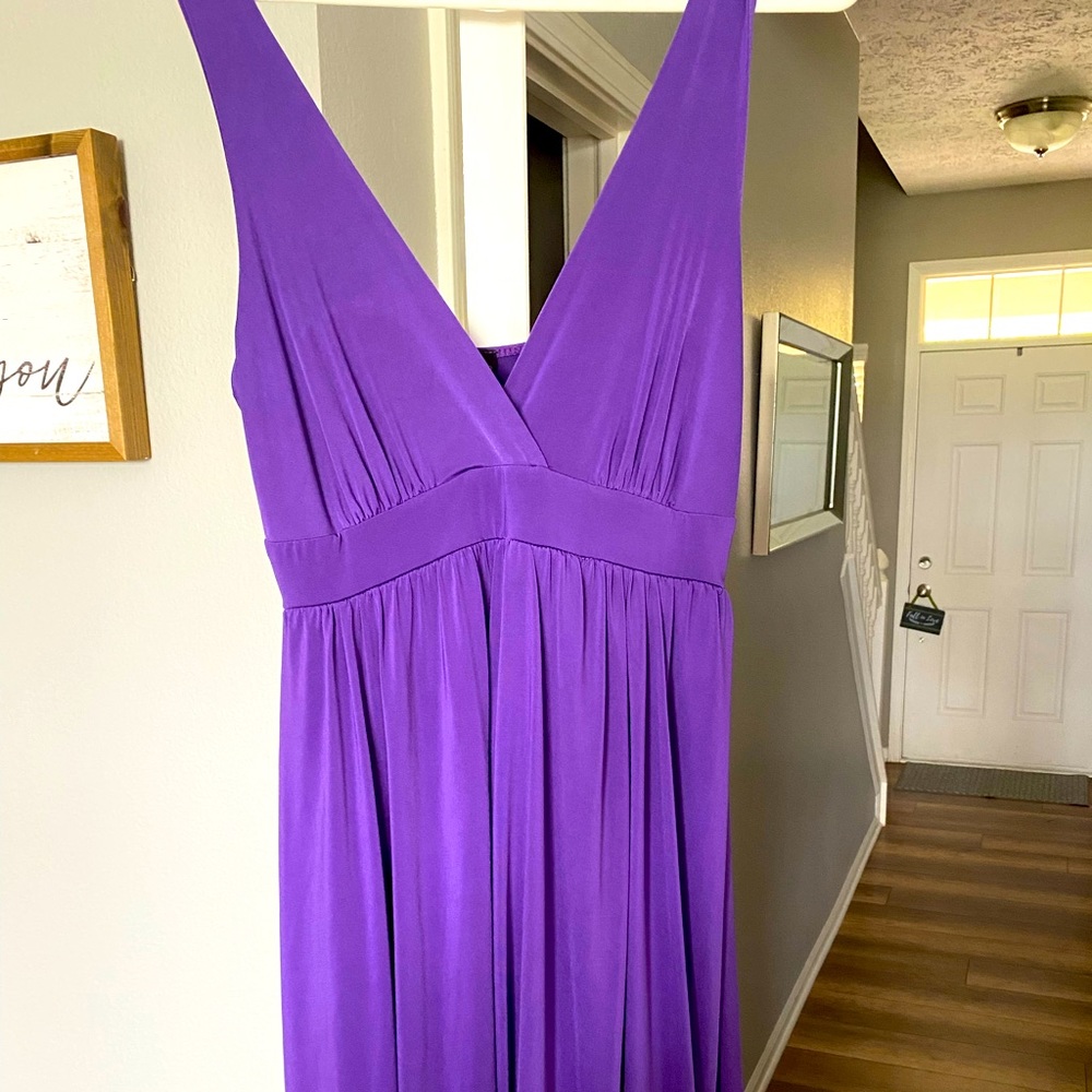 Purple dress
